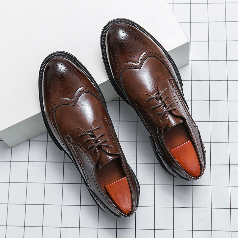 Men Brogue 5/8/10CM Platform H - Men Formal Wear Dress ulasan dan harga